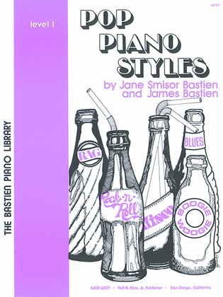 Book cover for Pop Piano Styles, Level 1