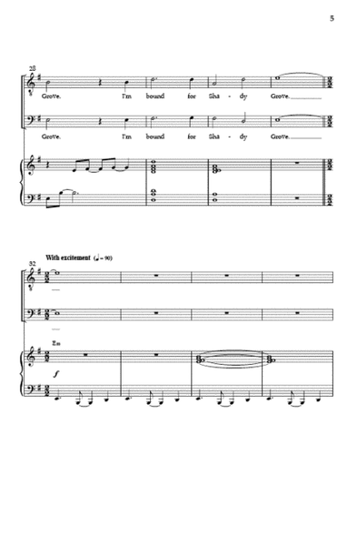 Shady Grove (SATB) image number null