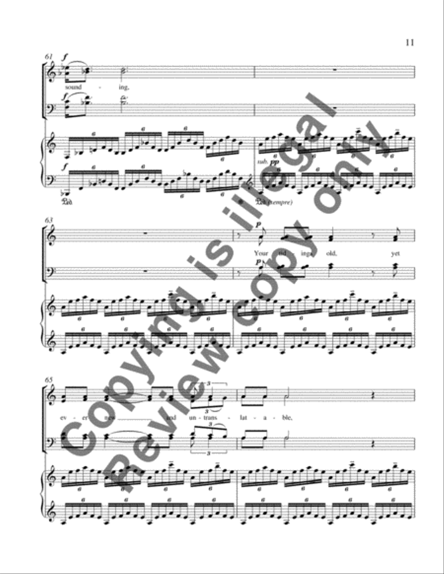 Eternity's Music (Choral Score image number null