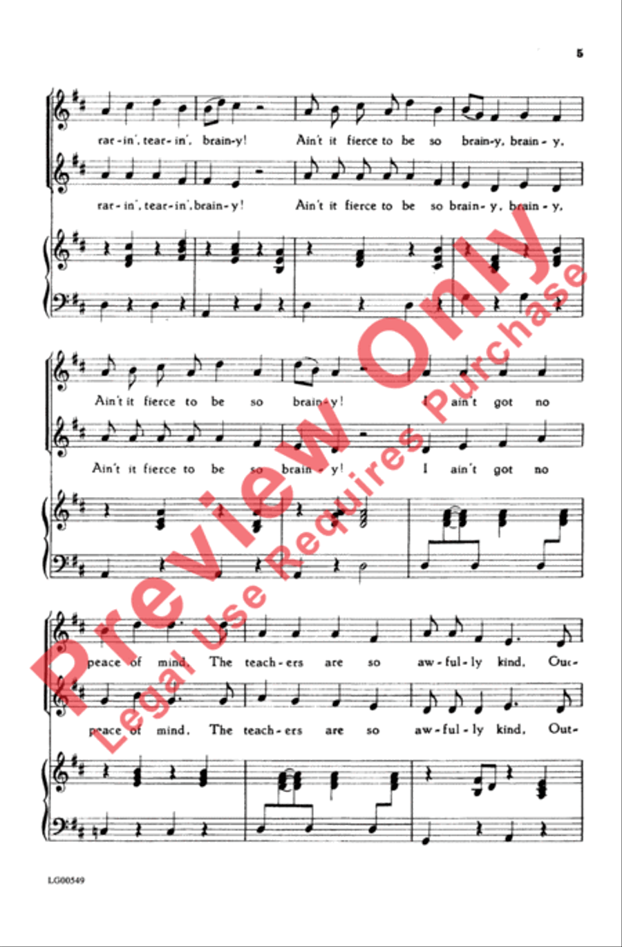 Beautiful Yet Truthful Women's Choir scores gallery preview page 5