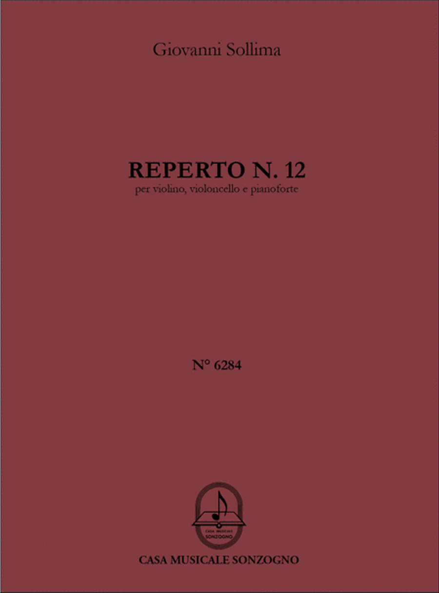 Reperto n° 12 Piano Trio scores gallery preview page 1
