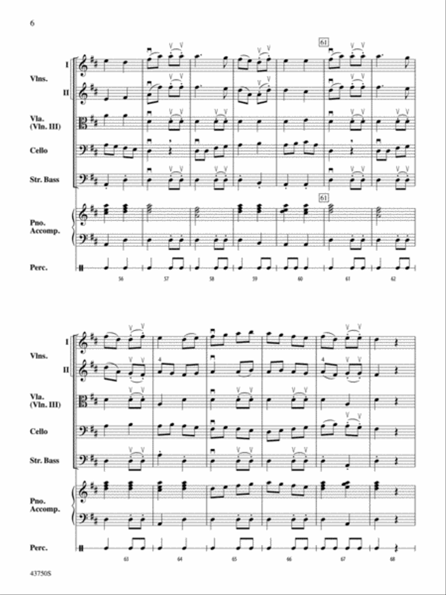 King Henry's Choice: Score String Orchestra scores gallery preview page 6