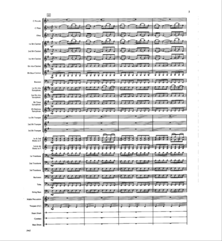 The Magic of Mozart Concert Band scores gallery preview page 5