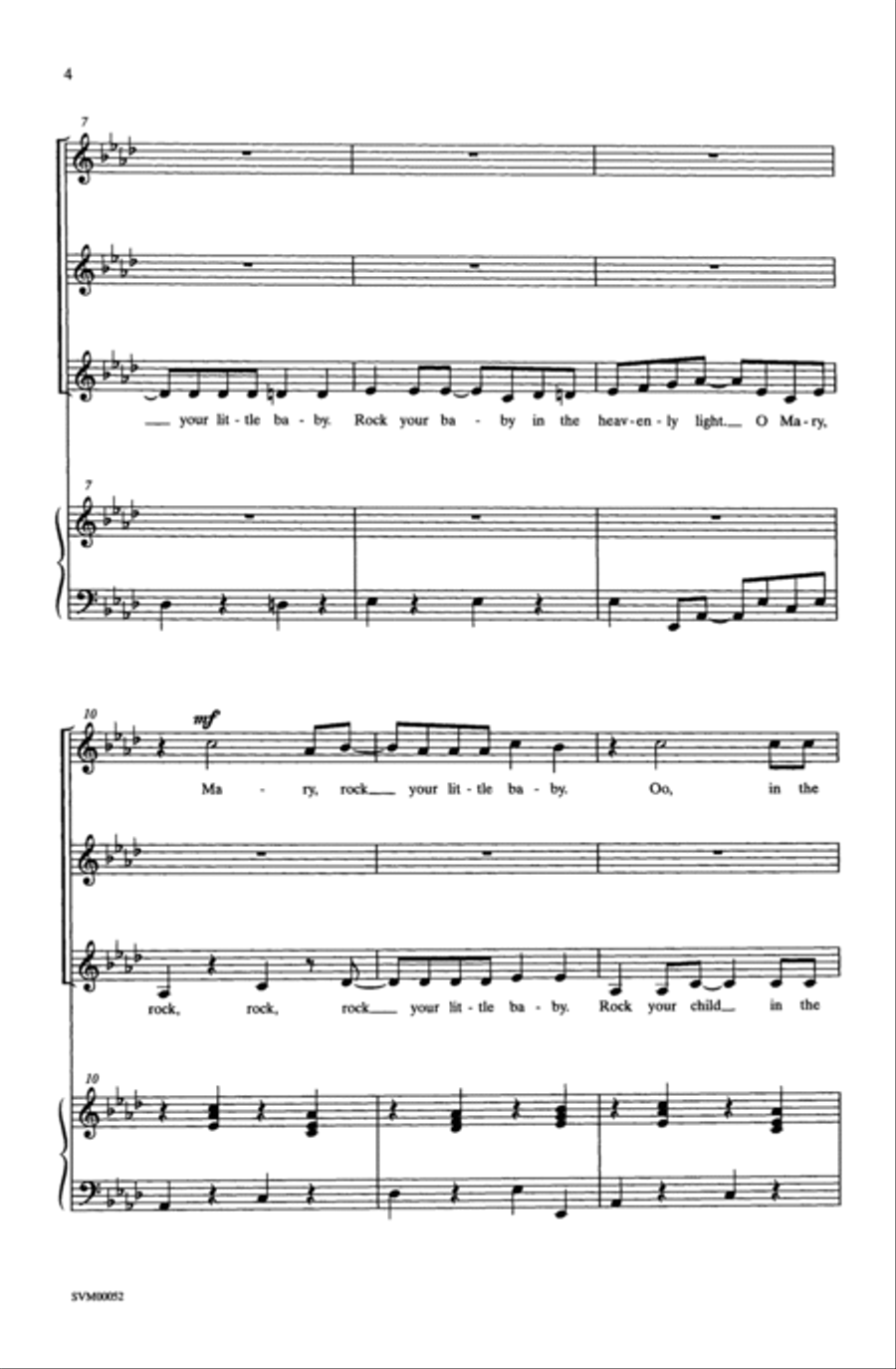 Mary, Mary Mary, Mary Women's Choir scores gallery preview page 3