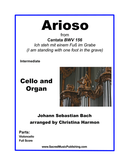 Arioso from Cantata BWV 156 (Int) – Cello and Organ image number null