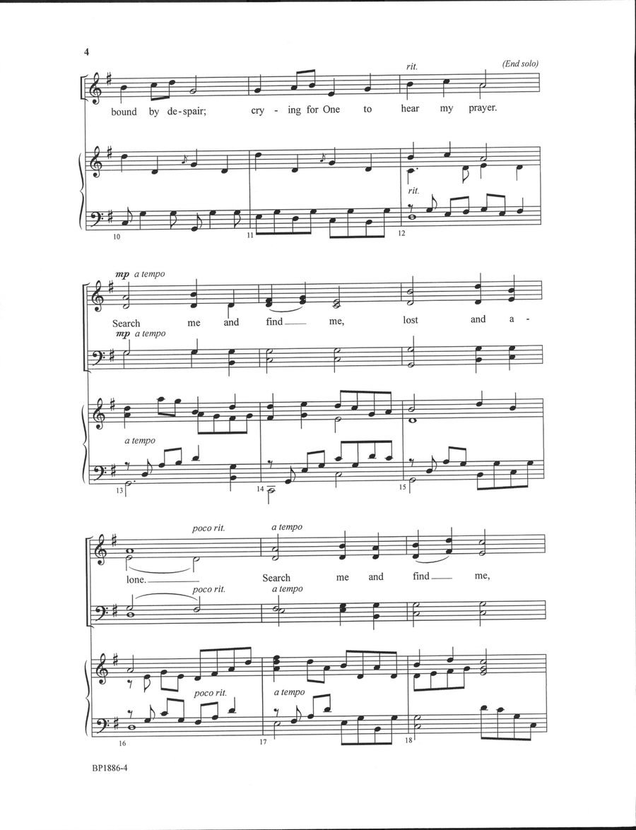 Carried By Love 4-Part scores gallery preview page 4
