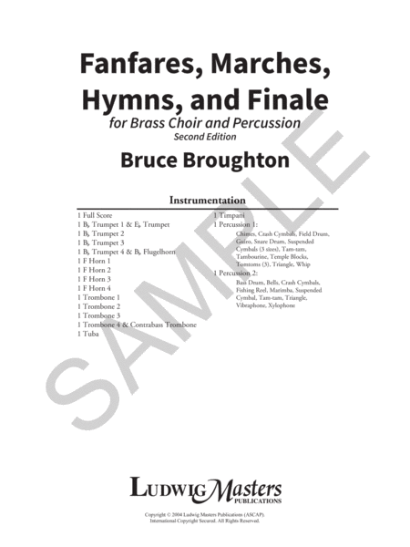 Fanfares, Marches, Hymns, and Finale