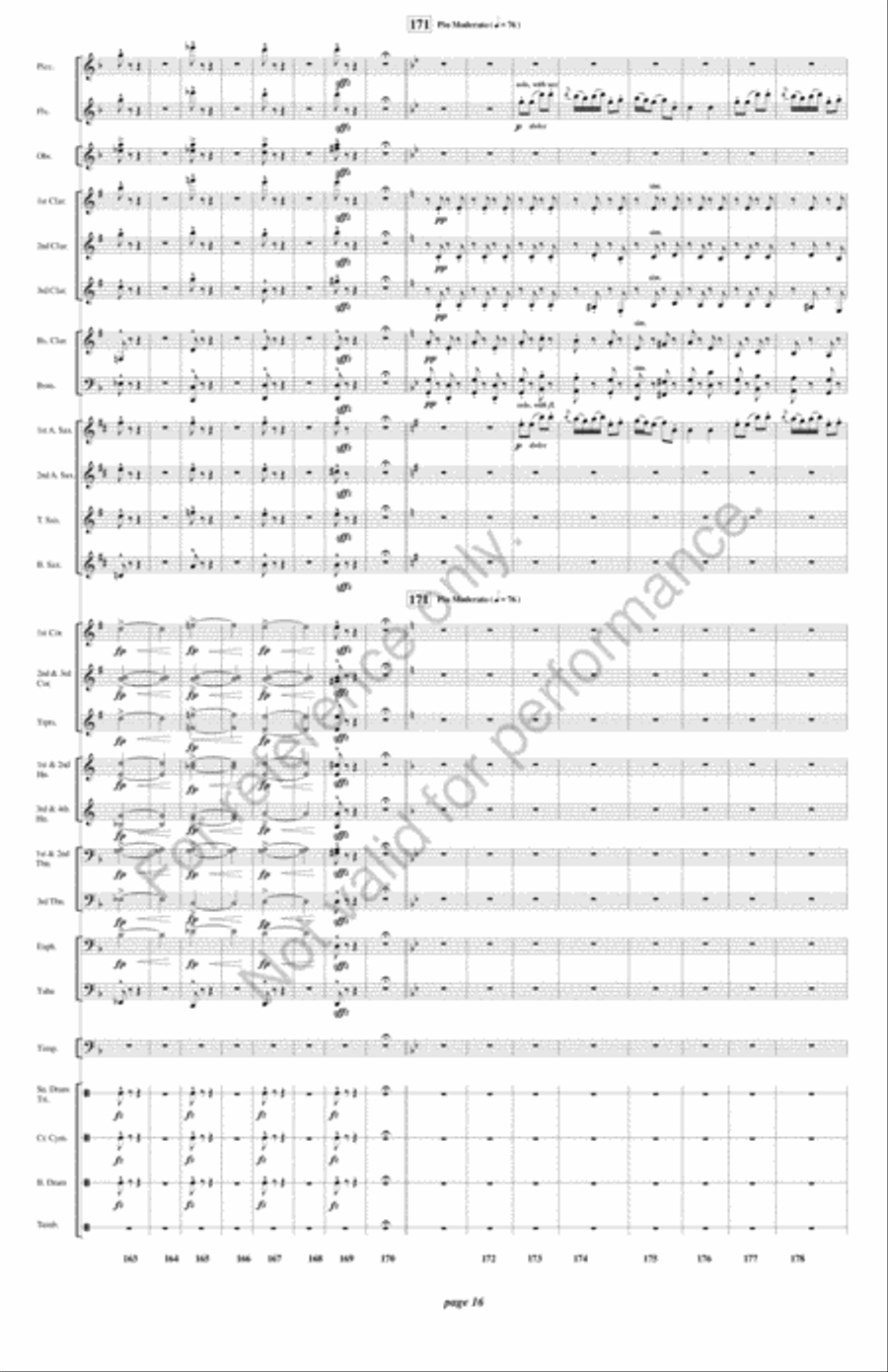 Fatinitza Concert Band scores gallery preview page 17