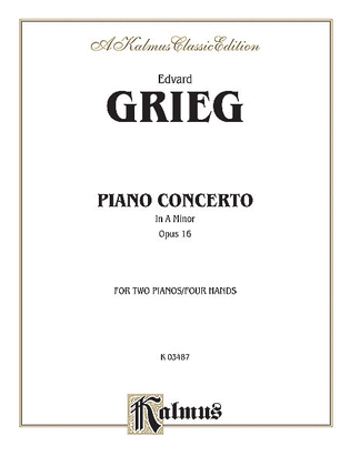Book cover for Piano Concerto in A Minor, Op. 16