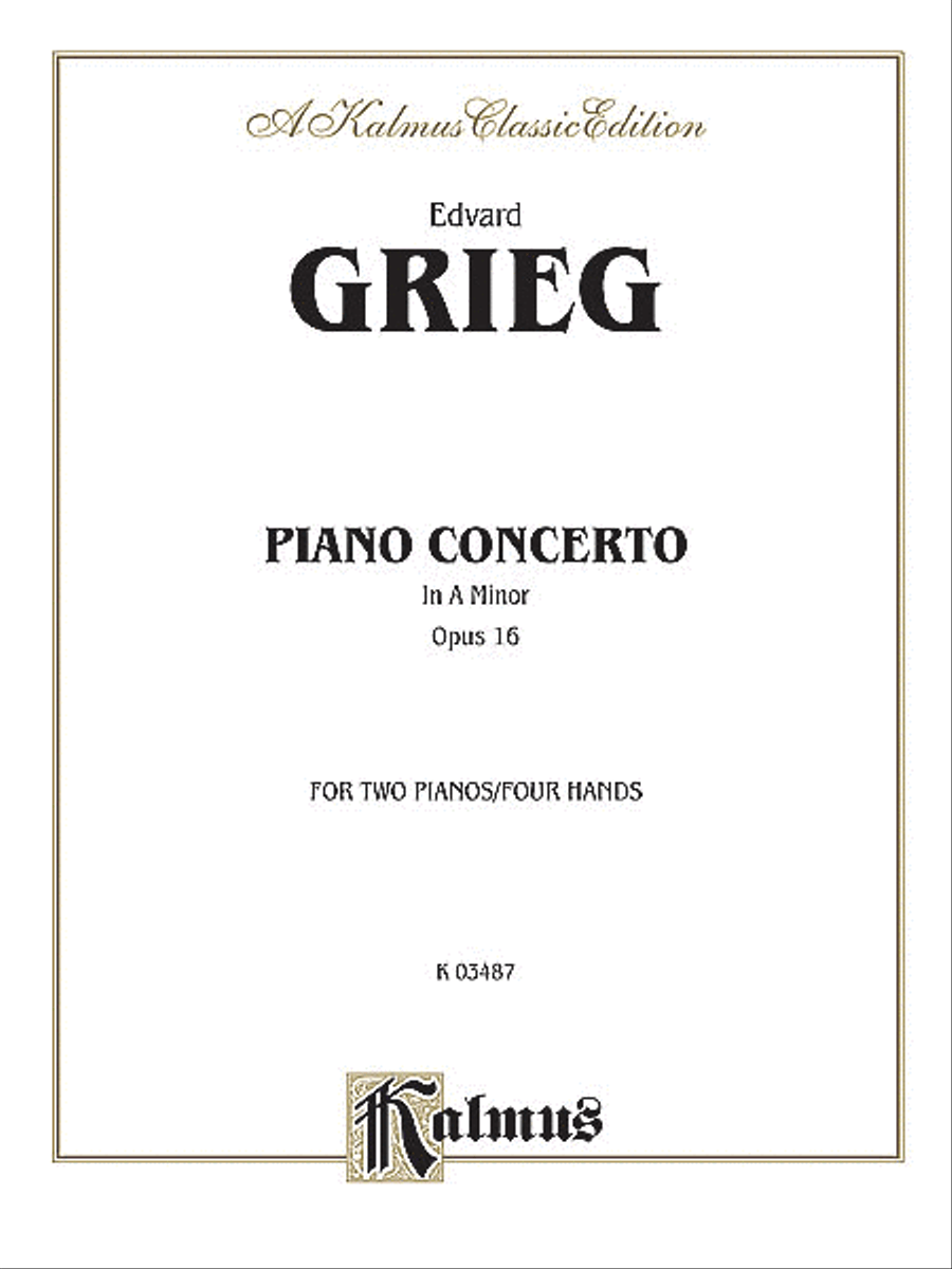 Piano Concerto in A Minor, Op. 16