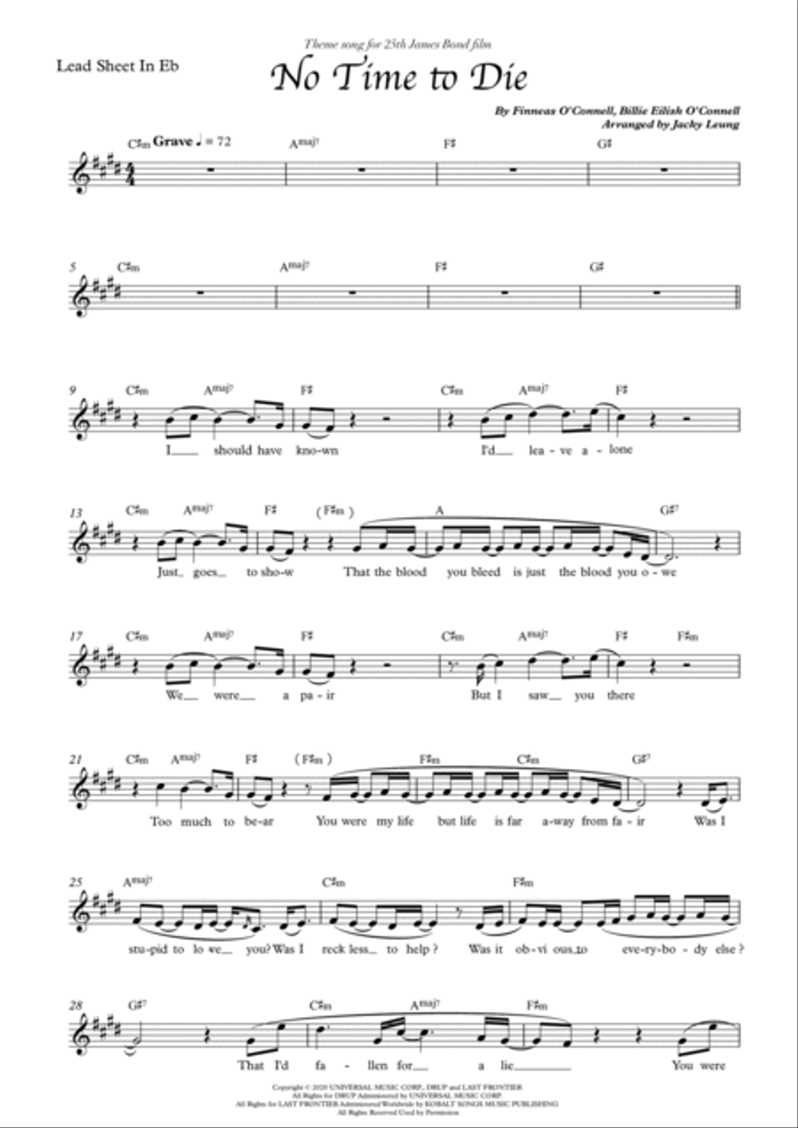 No Time To Die No Time To Die Woodwind Duet scores gallery preview page 2