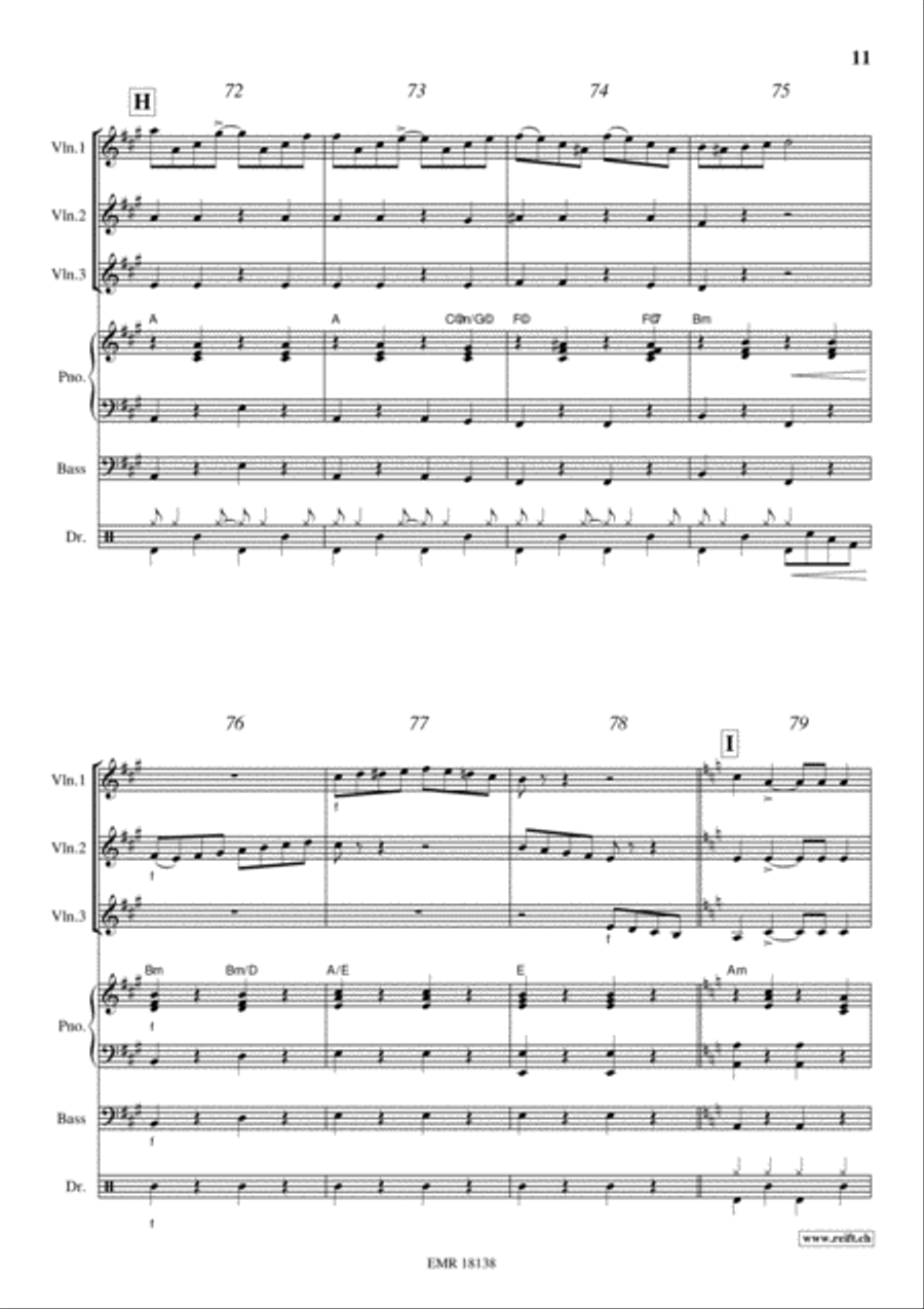 Tico Tico Violin scores gallery preview page 11