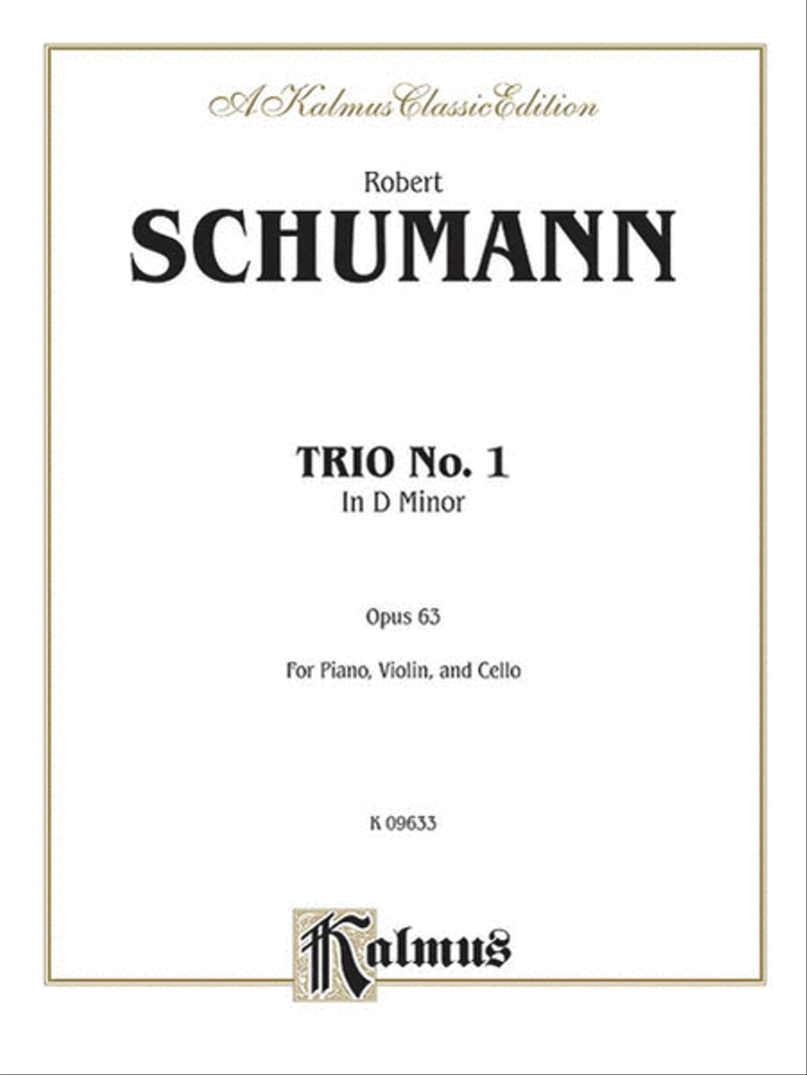 Trio No. 1, Op. 63 Small Ensemble scores gallery preview page 1