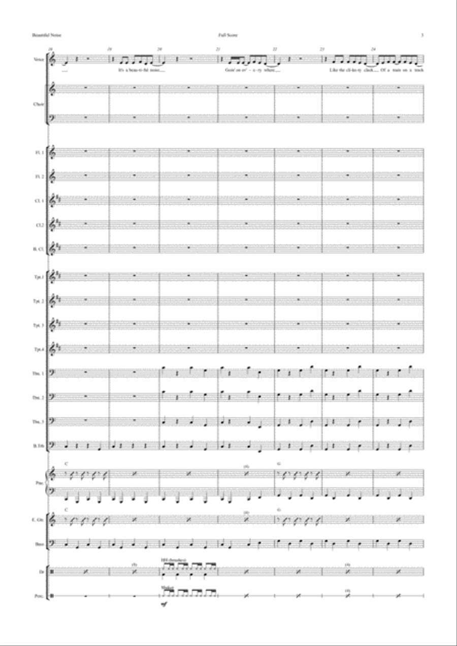 Beautiful Noise Jazz Ensemble scores gallery preview page 3