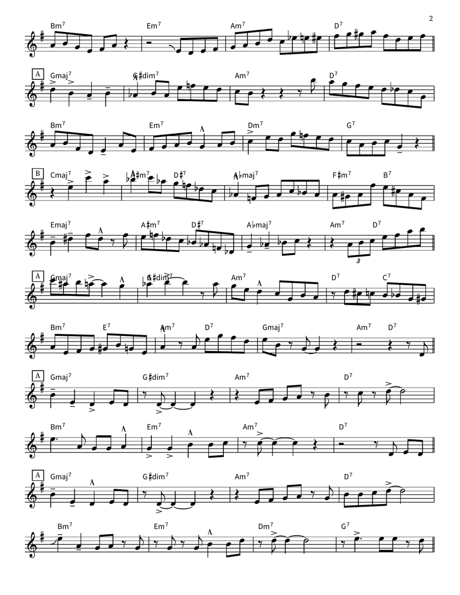 Have You Met Miss Jones? Have You Met Miss Jones? Tenor Saxophone scores gallery preview page 2