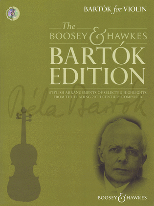 Book cover for Bartok for Violin