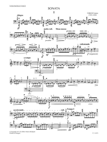 Sonata per Violoncello Solo