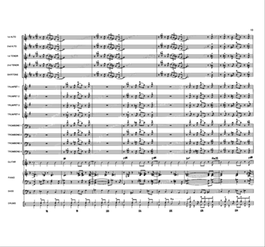 It Might As Well Be Swing Jazz Ensemble scores gallery preview page 14