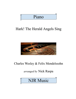 Book cover for Hark! The Herald Angels Sing - advanced piano