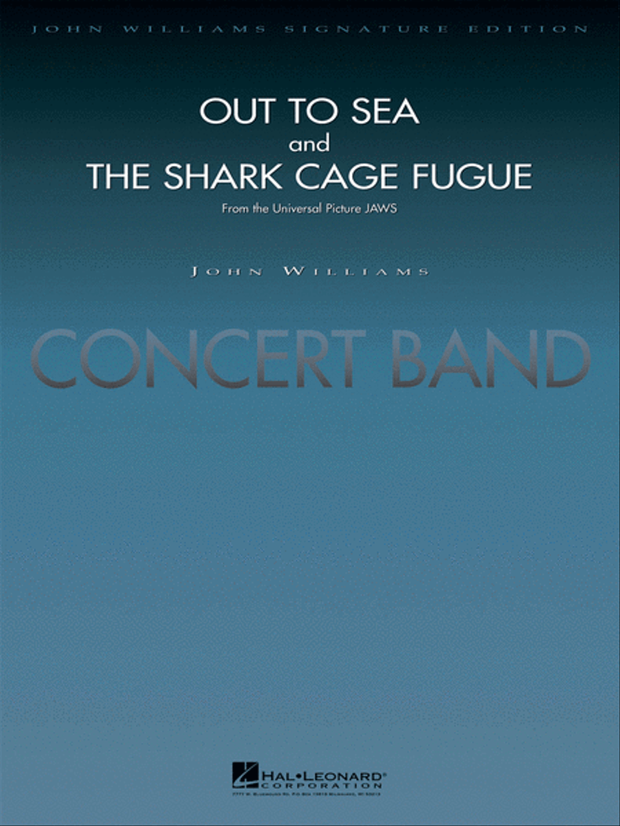 Book cover for Out to Sea and The Shark Cage Fugue (from Jaws)