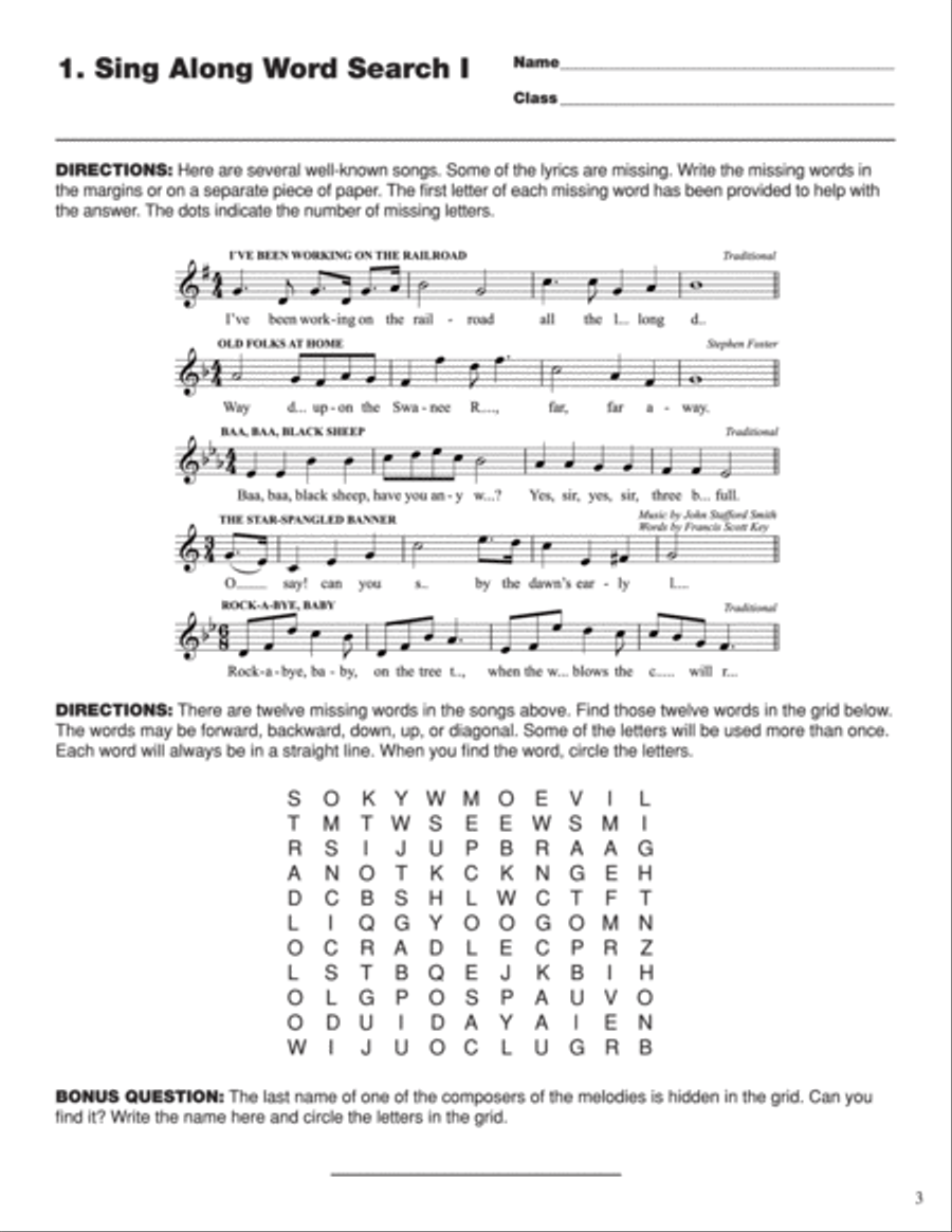 Music Puzzle Mania CD scores gallery preview page 6