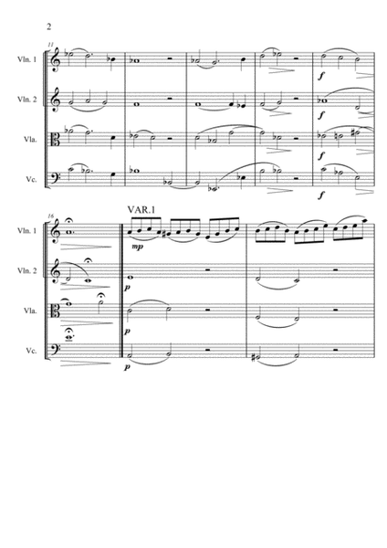 Homage to J. Israelievitch  String Quartet movement in A minor image number null