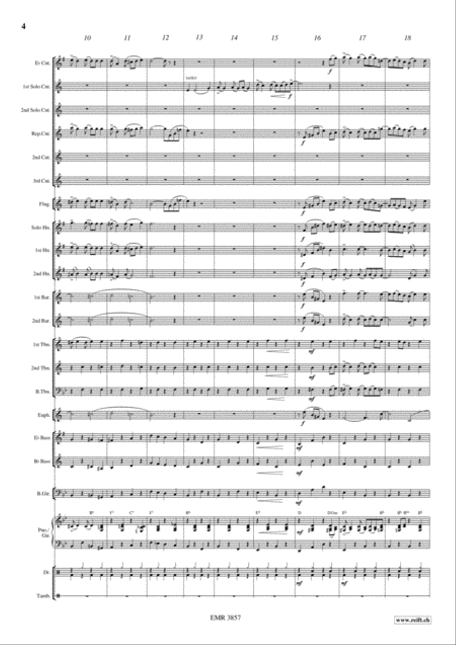Easy Winners Brass Band scores gallery preview page 5