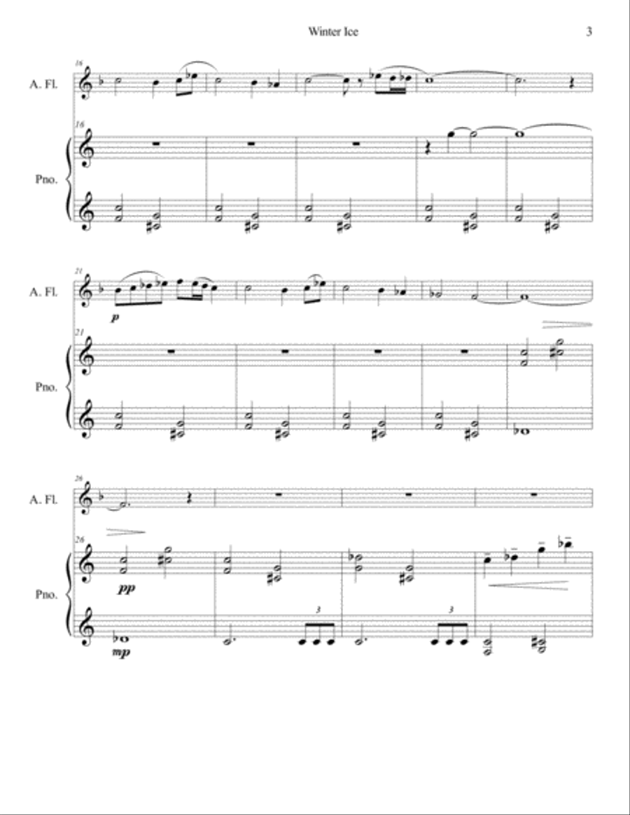 Winter Ice Chamber Music scores gallery preview page 4