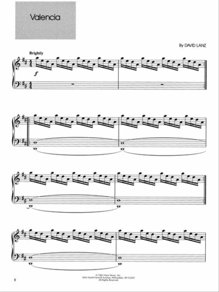David Lanz – Solos for New Age Piano Piano Solo scores gallery preview page 8