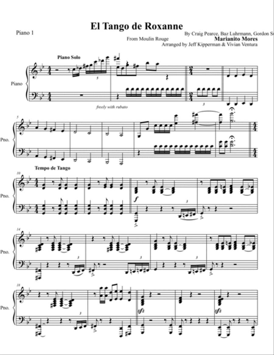 El Tango De Roxanne String Orchestra scores gallery preview page 3