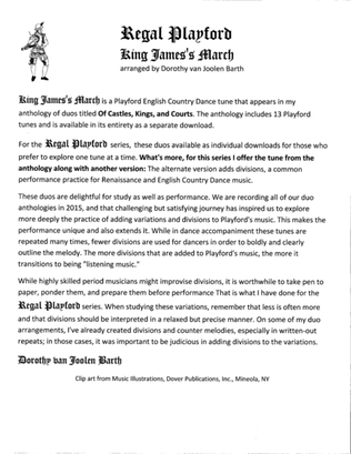 Regal Playford: King James's March
