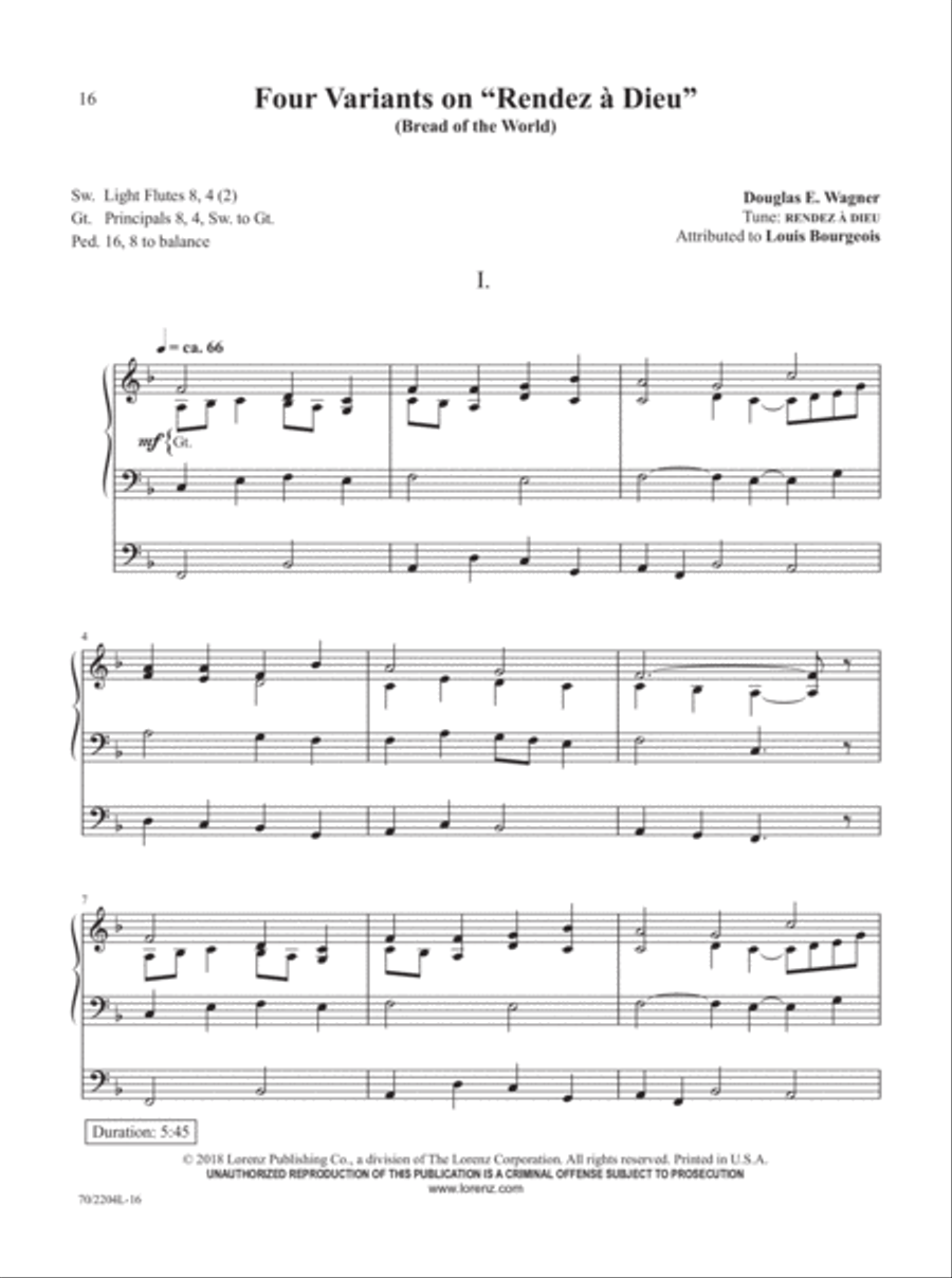 The Organist's Library, Vol 66 Organ Solo scores gallery preview page 9