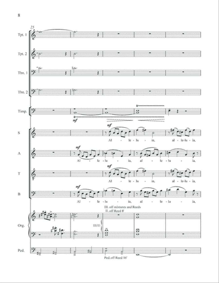An Easter Introit (Full Score) Choir scores gallery preview page 9