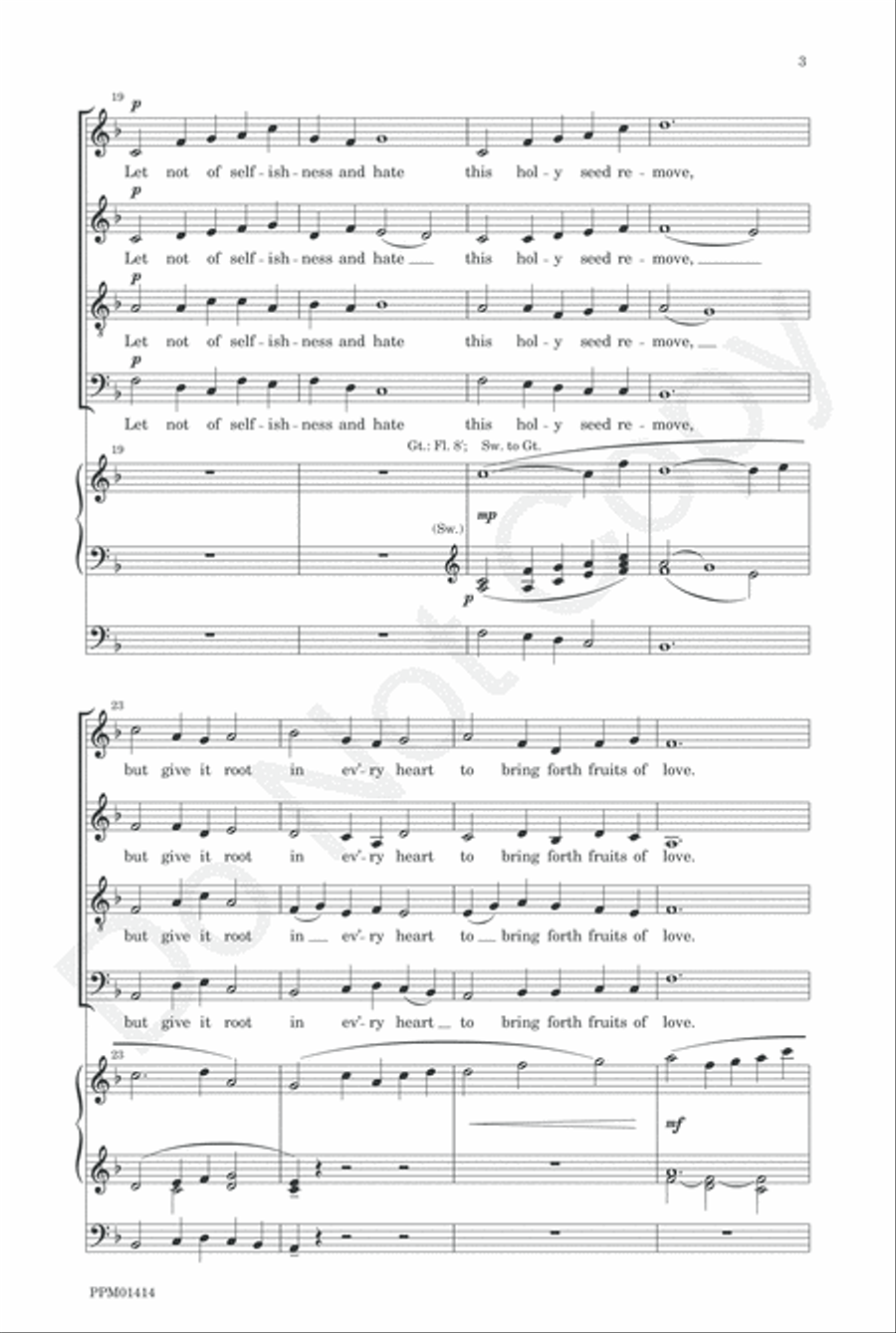 Almighty God, Your Word is Cast 4-Part scores gallery preview page 6