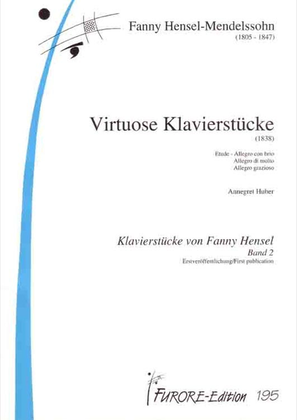 Book cover for Vituosic Piano Pieces