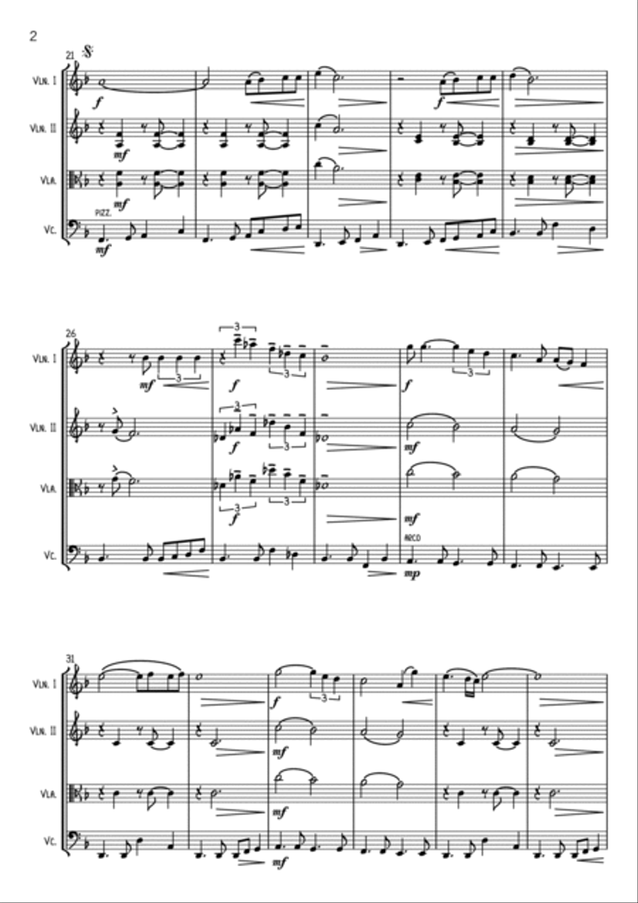 Let's Stay Together String Trio scores gallery preview page 2