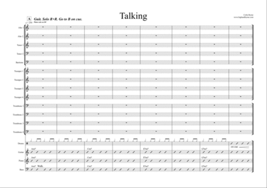 Talking Talking Jazz Ensemble scores gallery preview page 2
