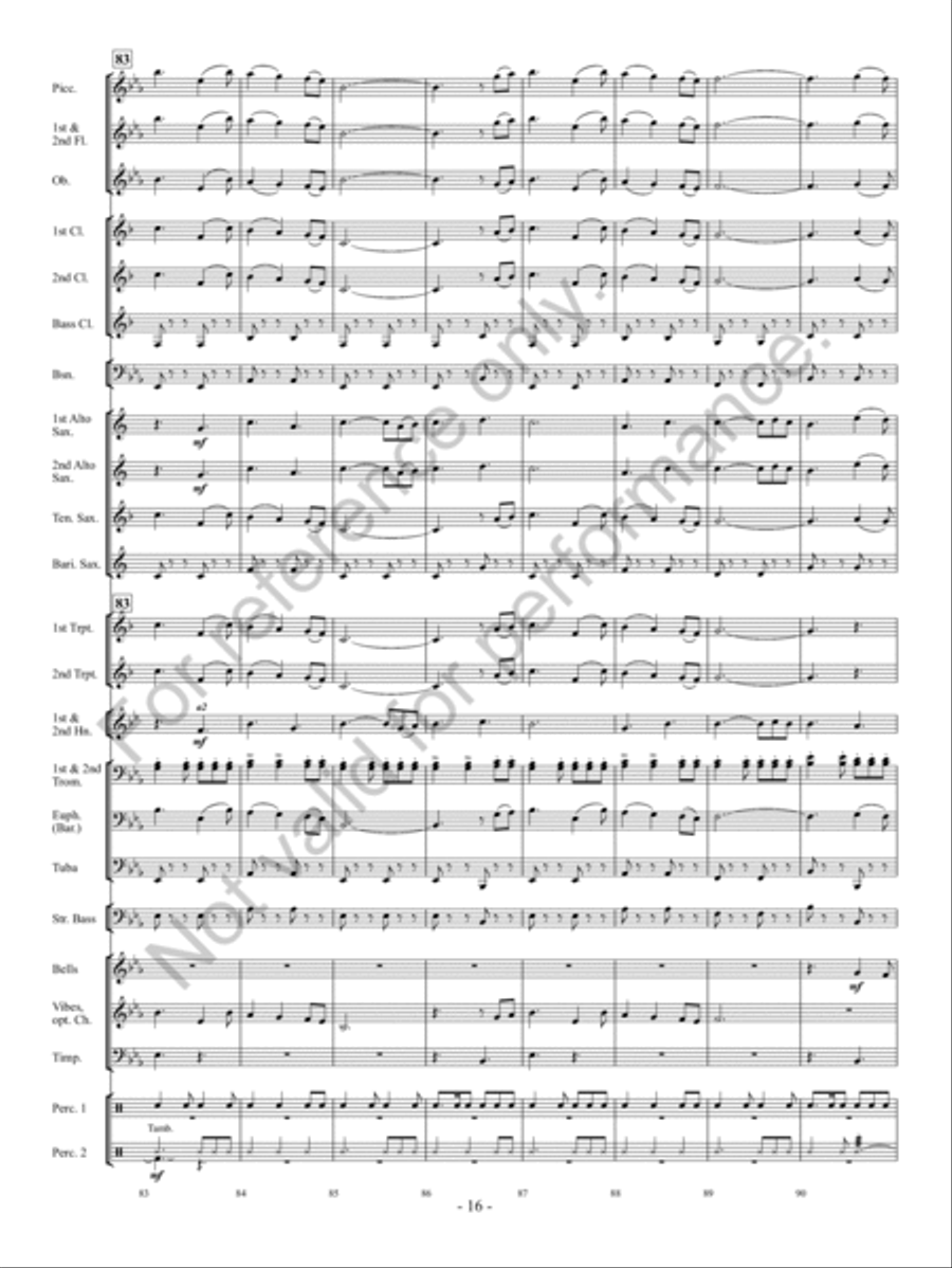As Spring Arrives As Spring Arrives Concert Band scores gallery preview page 15