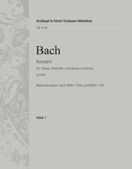 Oboenkonzert nach BWV 1056,156