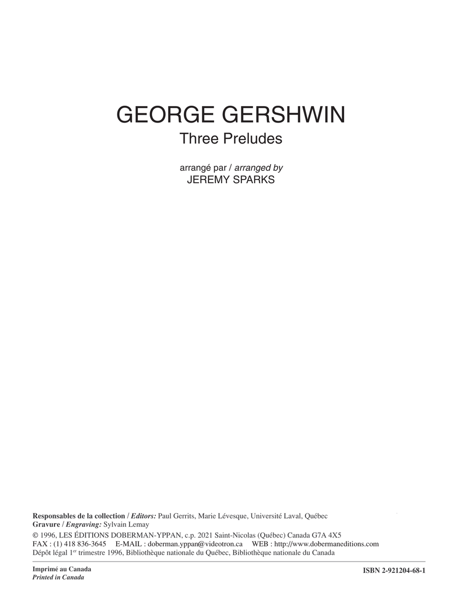 Three Preludes