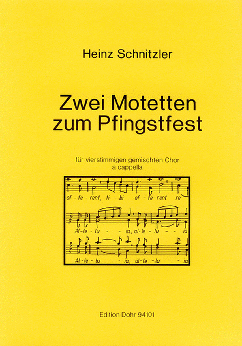 Zwei Motetten zum Pfingstfest für vierstimmigen gemischten Chor a cappella (1993)