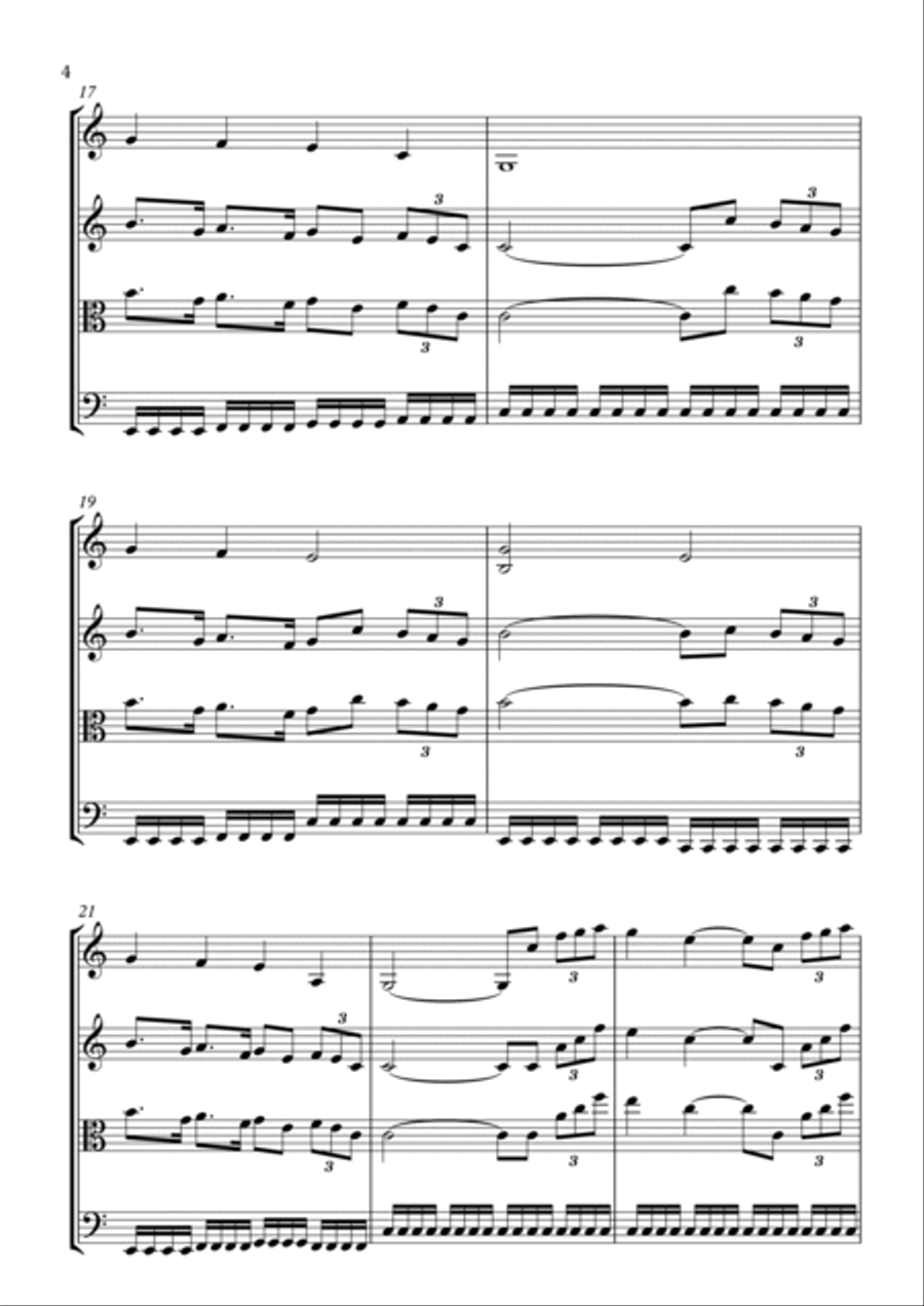 Chariots Of Fire String Trio scores gallery preview page 5