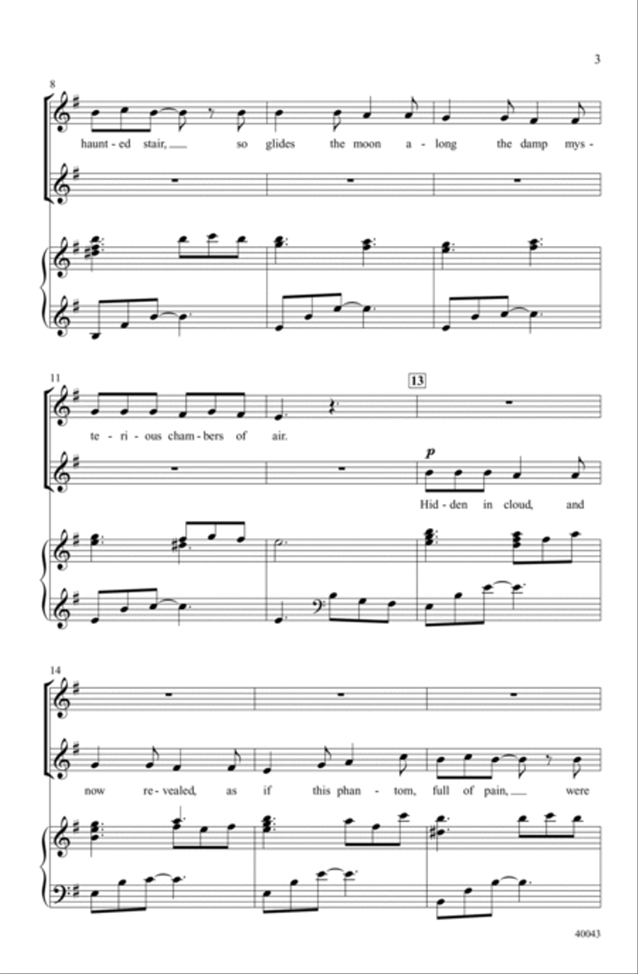 Mysterious Moon Choir scores gallery preview page 2