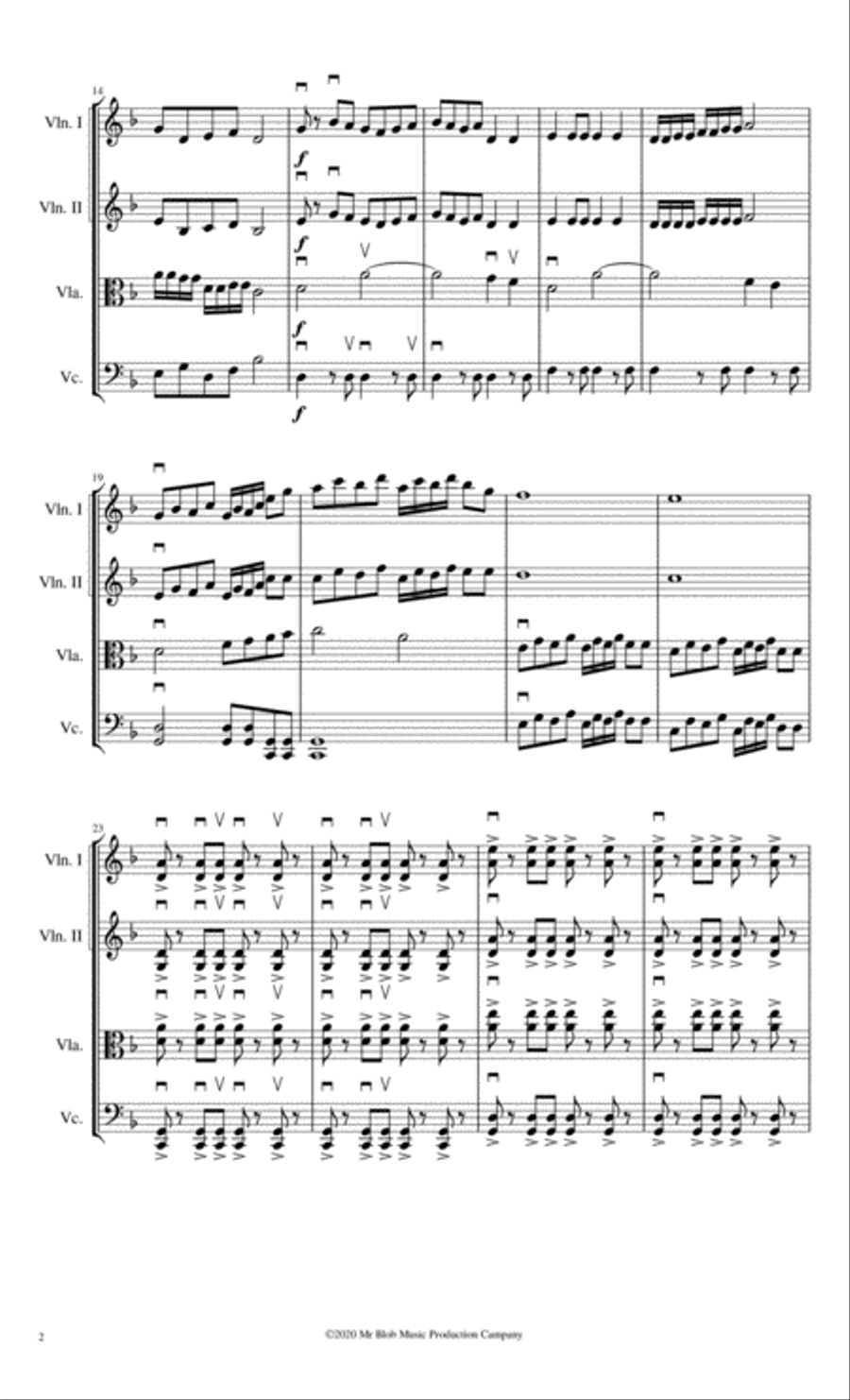 Energric String Orchestra scores gallery preview page 2