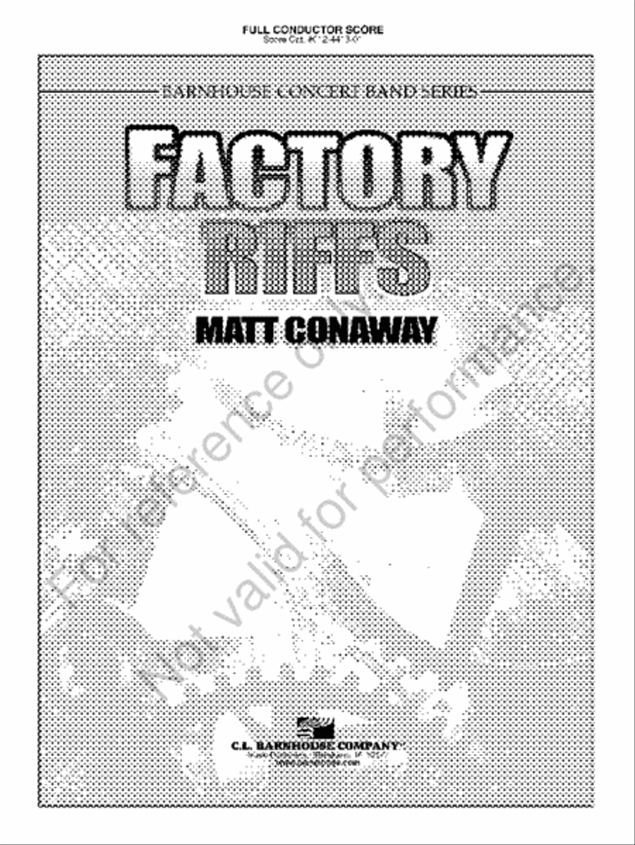 Factory Riffs Factory Riffs Concert Band scores gallery preview page 2