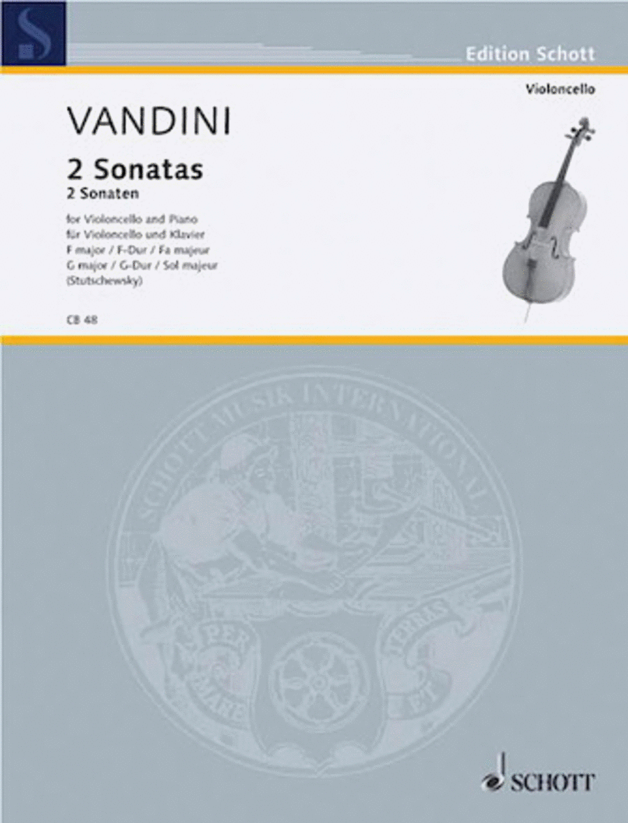 Sonatas in F Major and G Major Piano Accompaniment scores gallery preview page 1