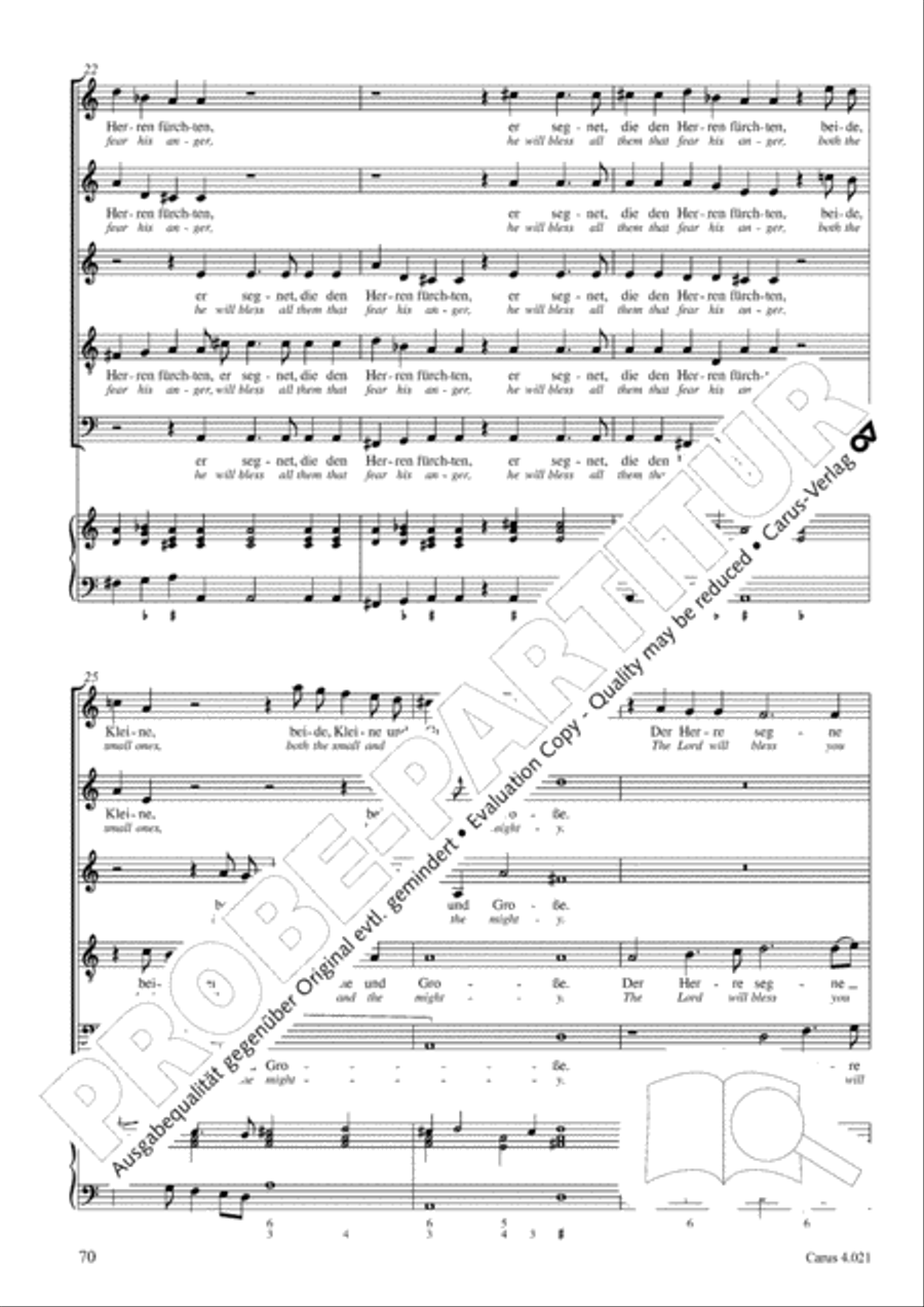 Schein: Israelsbrunnlein. Fontana d'Israel. Complete edition Choir scores gallery preview page 77