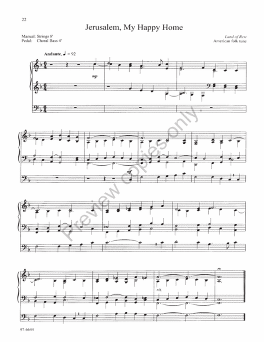 Twenty-Two Hymn Introductions image number null