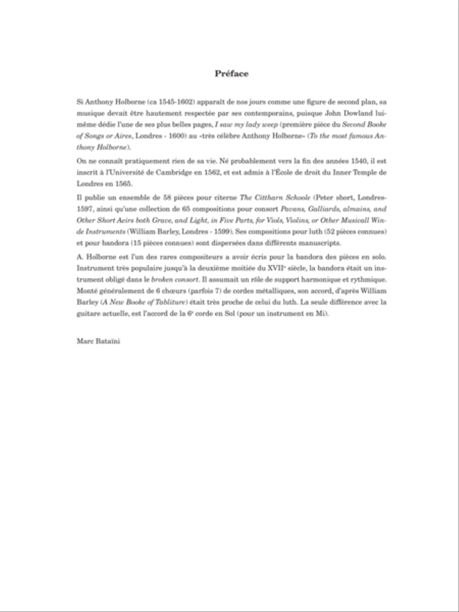 Music for lute and bandora, vol. 1 Lute scores gallery preview page 4