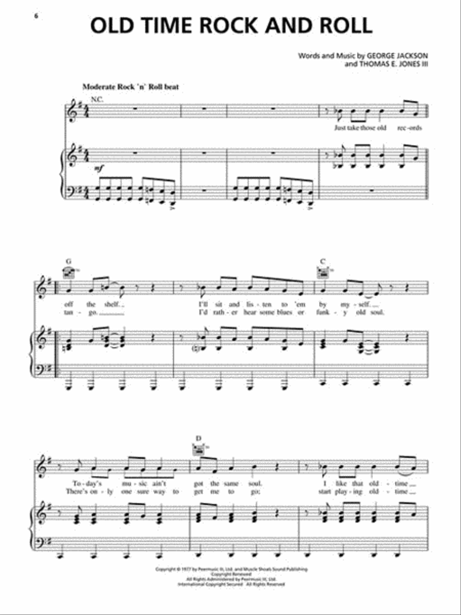 Bob Seger – Ultimate Hits: Rock and Roll Never Forgets Piano, Vocal, Guitar scores gallery preview page 3